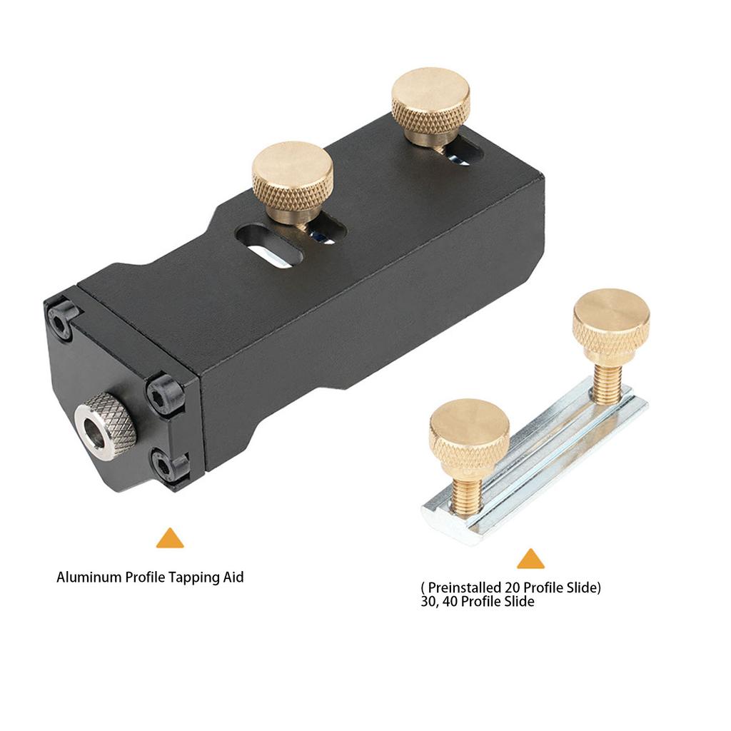 Aluminum Profile Drill Guide Multifunctional Portable Accurate Aluminum Profile Threading Tool for Handcraft