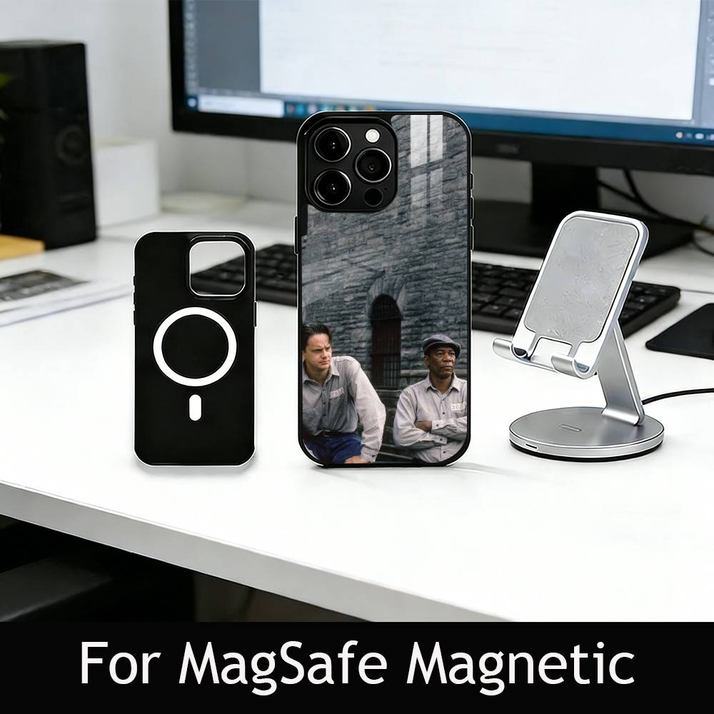 S-Shawshank A-Andi Phone Case For iPhone17,16,15,14,13,12,11 Plus,Pro Magnetic For Magsafe Wireless Charging