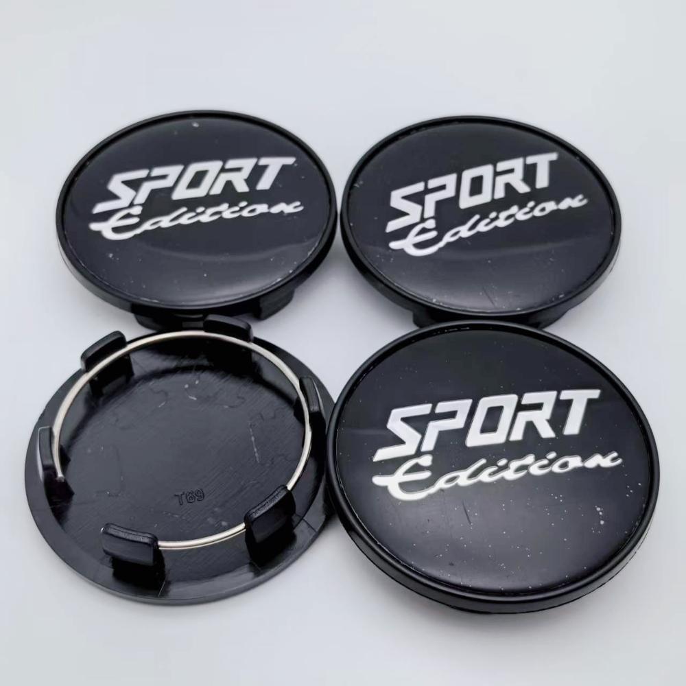 

4pcs Sport Edition Logo Emblem Car Wheel Center Caps 69MM (56MM I.D) Wheels Hub Lid Rim Hubcaps Cover Replace Car Accessories Sport Edition Badge&4pcs T69 Wheel Cap