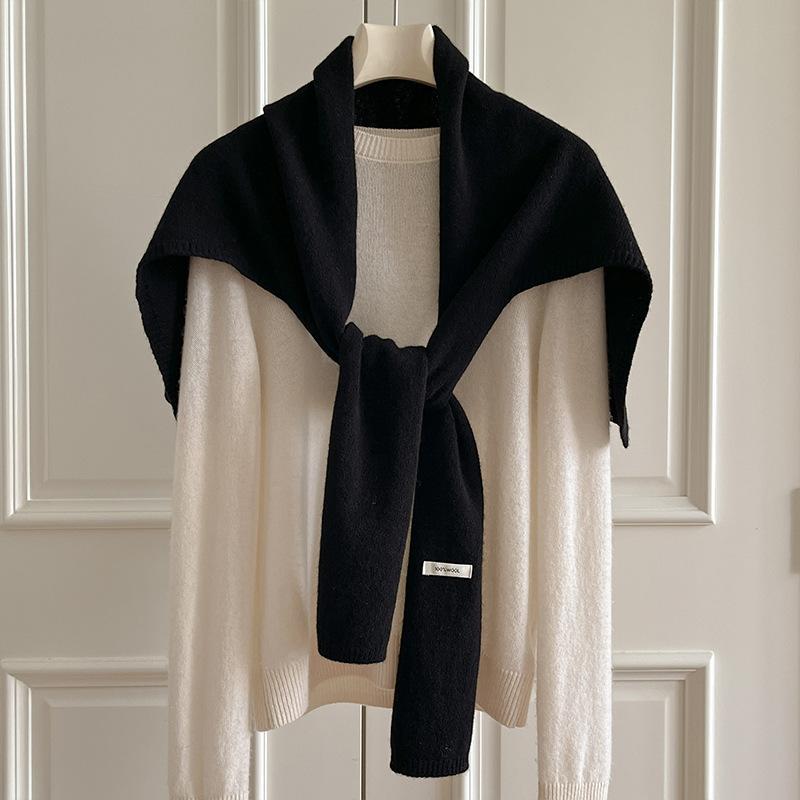 New Fashionable and Versatile Shawl  High End Women's Light Luxury Style Scarf Korean Style Instagram Outer Layer Warm Little Scarf