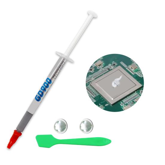 3Pcs GD900 Thermal Paste Effective Low Consistency Compound CPU 4.8WM-K Cooling Grease for Motherboard