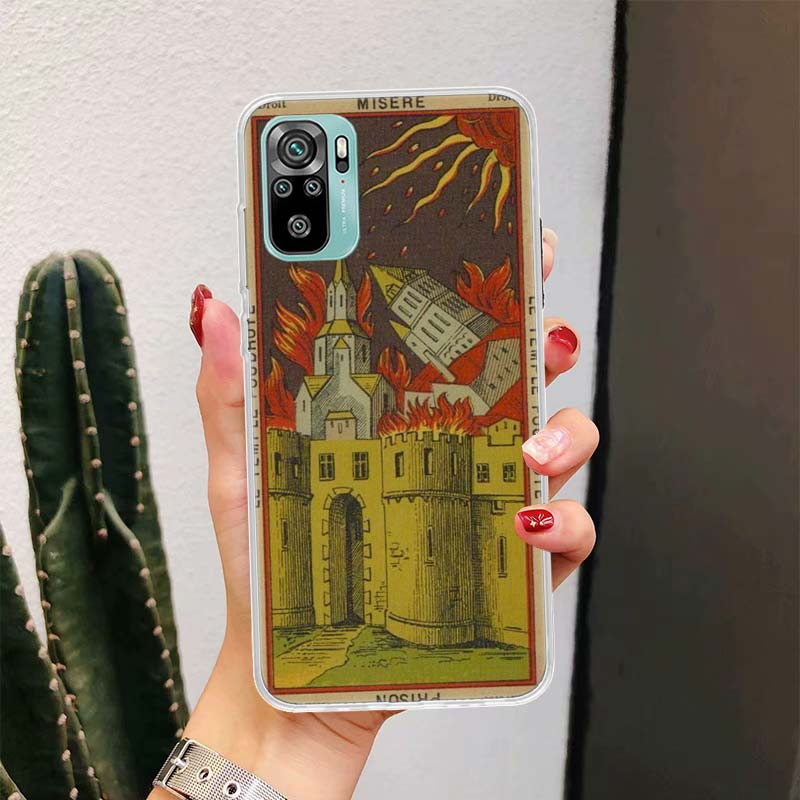Tarot Cards Reading Art For Xiaomi Poco X7 X6 X5 X4 Nfc F7 Ultra F6 F5 Pro Phone Case F4 Gt F3 M6 M5 M4 M3 5G Fundas Cover Coque