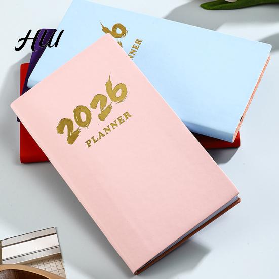 Daily Planner 2026 Agenda Streamlined Time Management 12-month Versatile Calendar for Students Planning Companion Organizational Tool