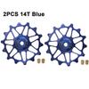 2 szt. 12T 14T Rowerowe Łożysko Ceramiczne Kółko Przerzutki Tylnej Rolka Prowadząca Napinacz Do SHIMANO SRAM DEORE GX Kółko Napinające Części Rowerowe