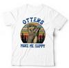 Otters Make Me Happy Tshirt Unisex Kids Wildlife Cute Furry Animals