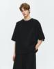 ZIOSONGZIO Woven Mix Dolman T-Shirt Black Zi3Ts351Bk