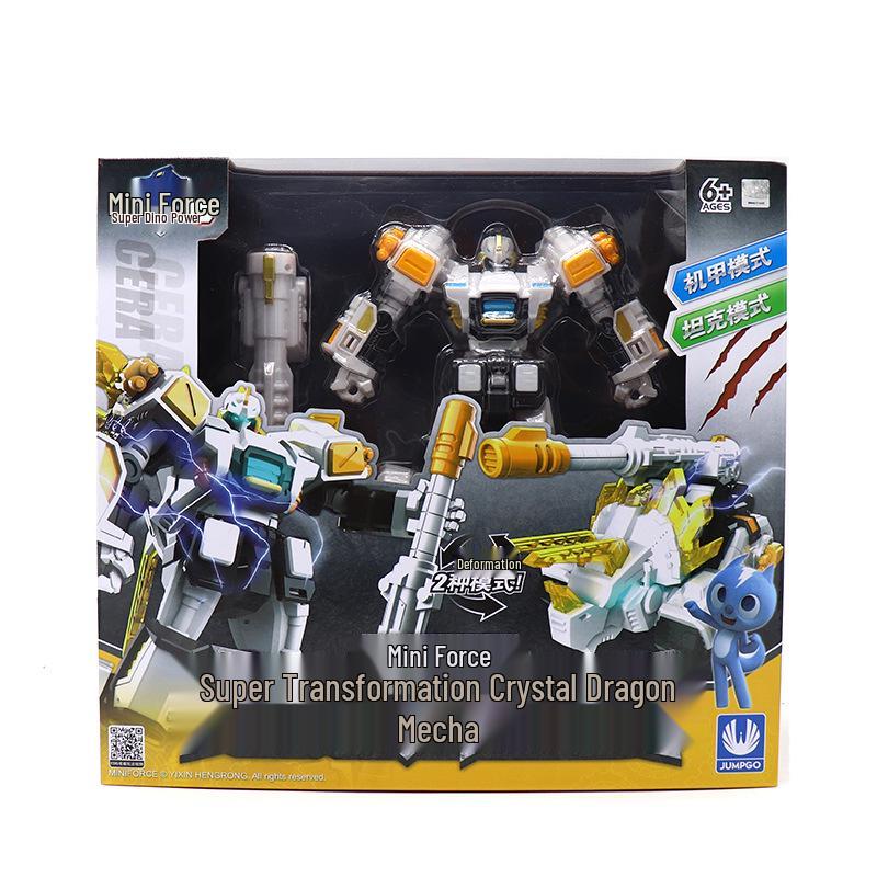 Mini Force Super Dinosaur Power 2: Tyraka Thunder Dragon Mecha Transforming Toy