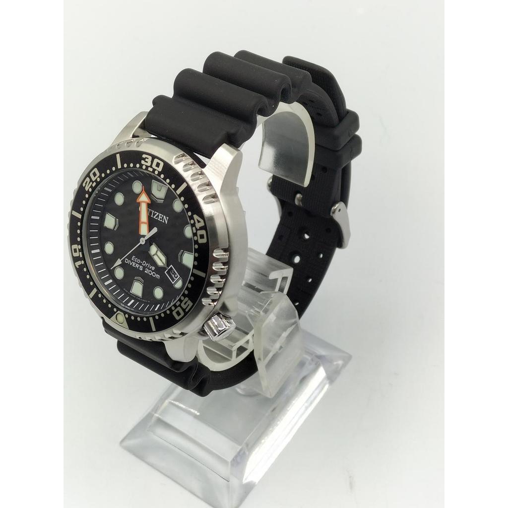 Used CITIZEN BN0156-05E Eco Drive Diver 200M