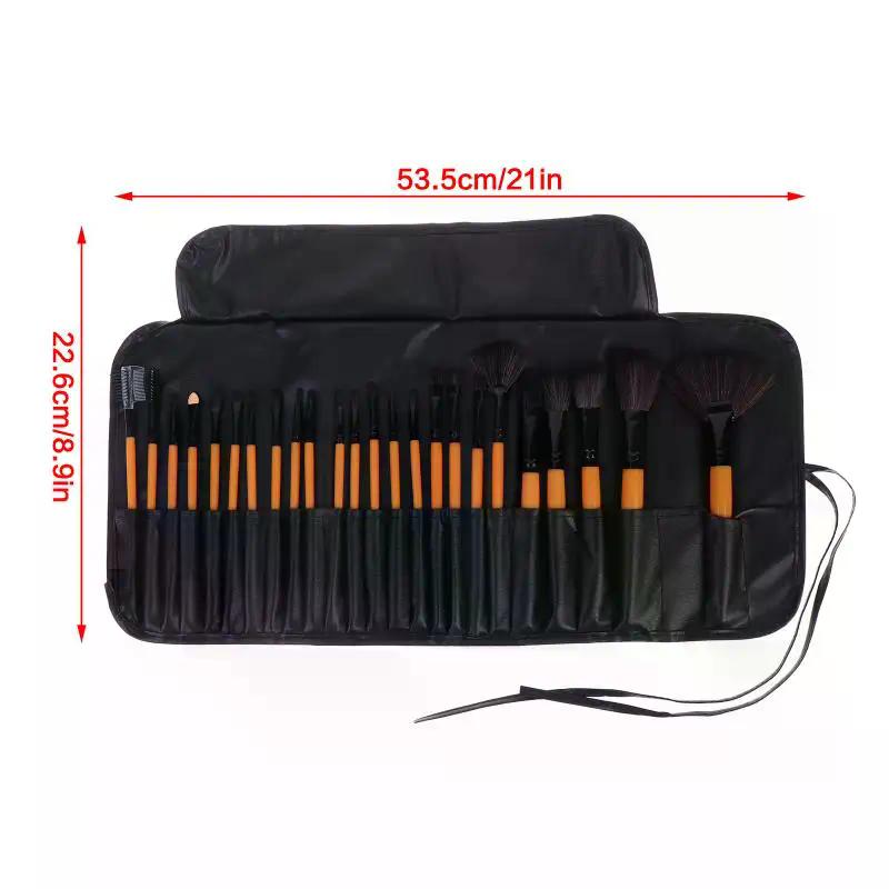 24pcs Makeup Brush Sets Professional Cosmetics Brushes Eyebrow Powder Foundation Shadows Pinceaux Make Up Tools With Storage Bag