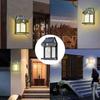 1/2/4/8 Solar Powered Outdoor Sensing Safety Light Strip Sensors with 3 Lighting Modes Suitable for Garden Fences and Courtyards