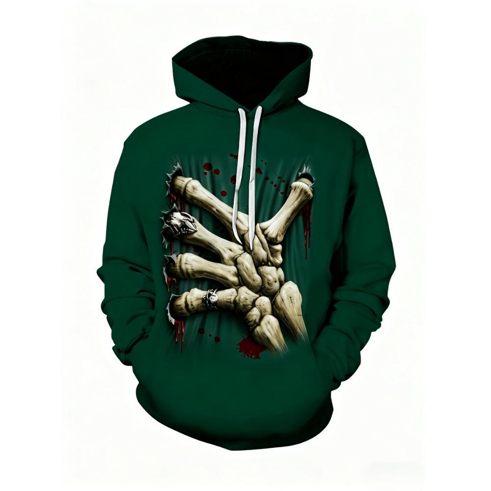 

3D Print Skull Graphic Men s Halloween Hoodies Gothic Horror Pattern Long Sleeve Hooded Clothes Fashion Creative Design Pullover 6XL