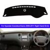 Car Auto Inner Dashboard Cover For Hyundai Grandeur Azera 2006 - 2011 LHD RHD Dash Mat Carpet Cape Dashmat Sunshade Anti-sun