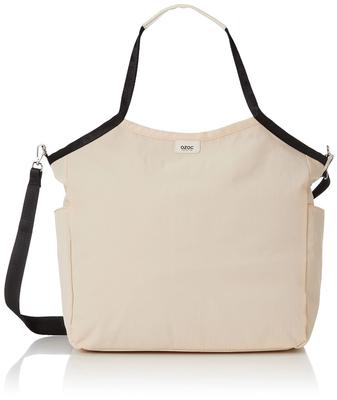 OZOC Toledo 50288 Beige Tote Shoulder and Handbag Women's Bag, Bag, Water-Repellent 2-Way