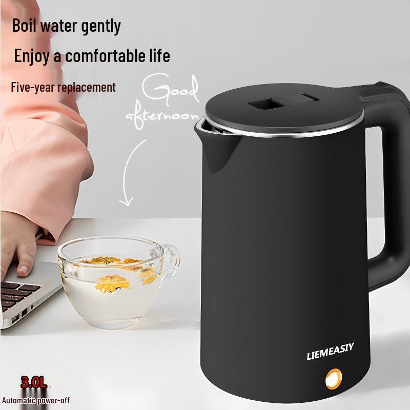 

2024 Compact Electric Kettle with Boiling & Insulation, Ideal for Dorms and Students