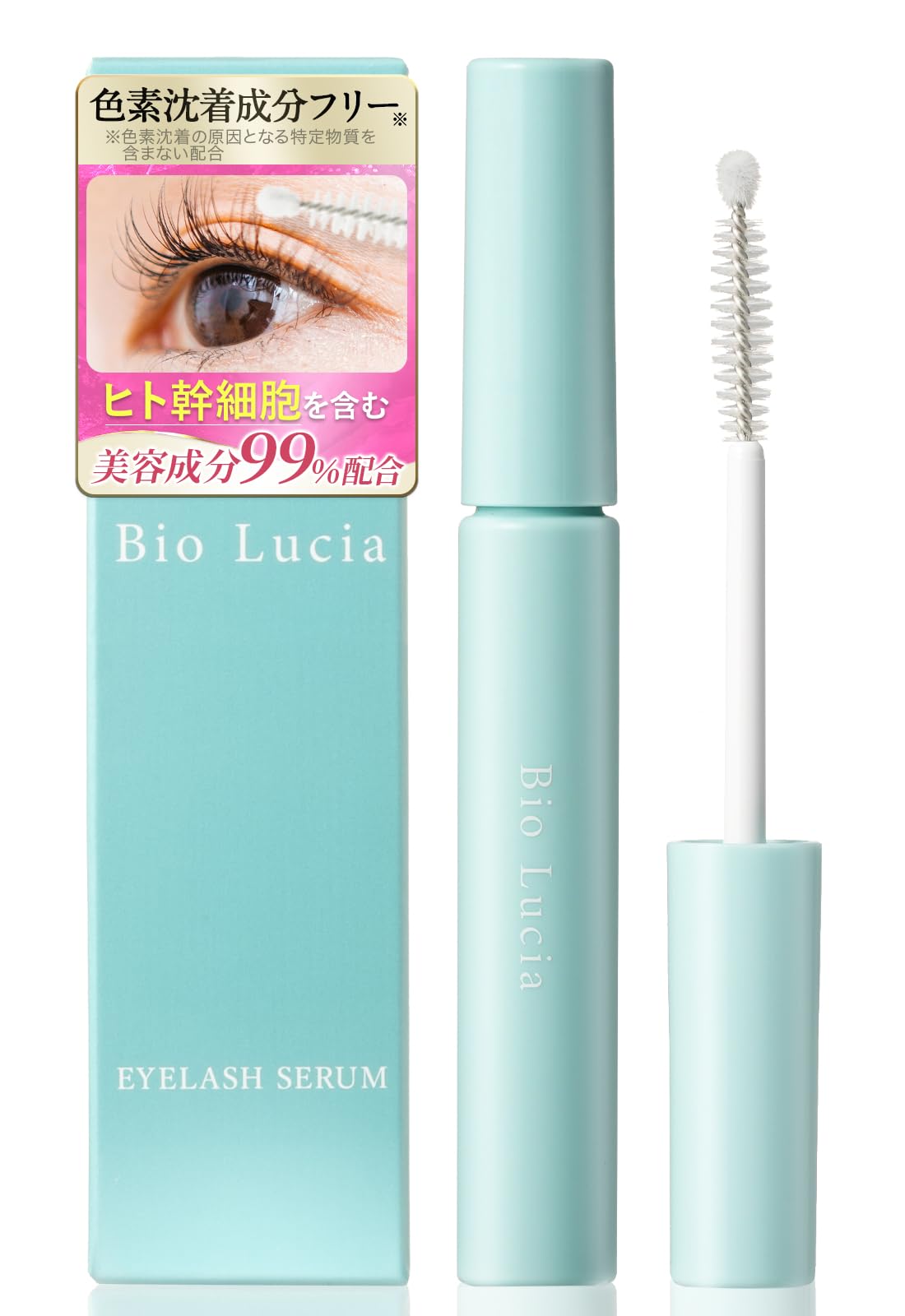 

Bio Lucia Eyelash Serum, Eyelash Growth Serum, Eyebrow, Eye, and Under-Eye Care, 6mL x 1 Bottle