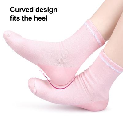 Calzini Idratanti in Gel Trattamento Piedi Calzini Corti in Silicone Donna Pediluvio Pedicure
