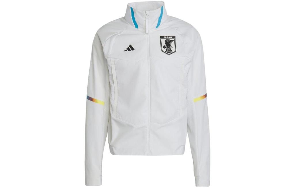 adidas Jackets Men's White Stand Collar Moderate Other IC1577
