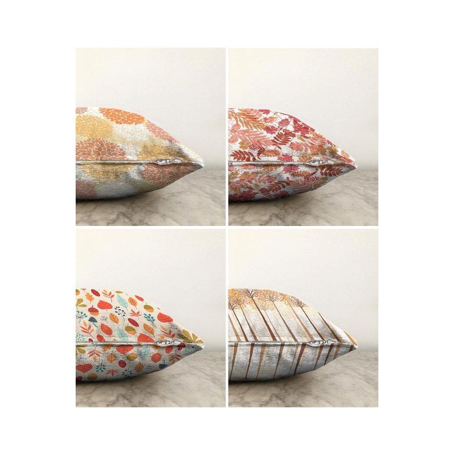 4-teiliges, digital bedrucktes Kissenbezug-Set