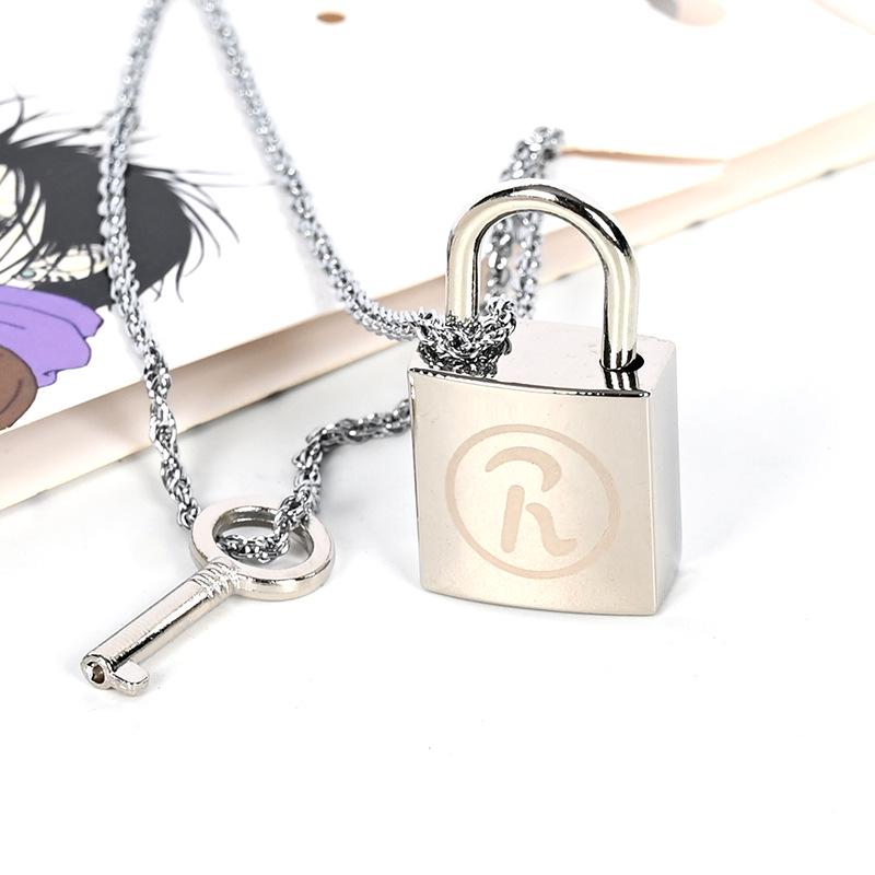 NANA Lock Necklace: Osaki Nana & Honjo Ren Couple Jewelry - Lockable Necklace