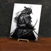 Framed Art Canvas Poster Japanese Samurai Sword Dagger Painting Wall Decoration Home and Dormitory Decoration with Frame