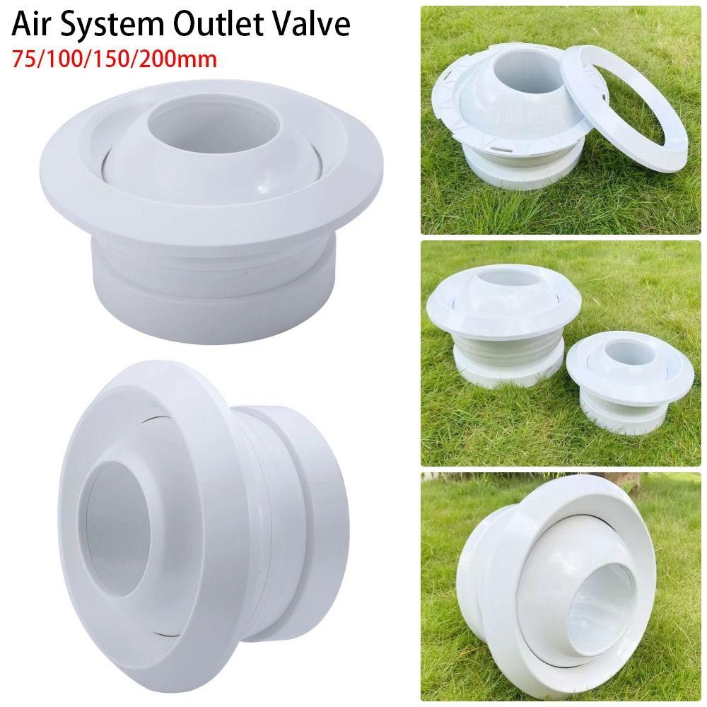 1Pcs ABS Air System Outlet Valve Adjustable Central Ventilation Outlet Spherical Nozzle Air Vent