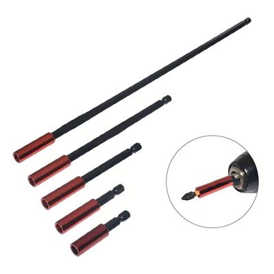 Extension Rod 50mm/60mm/100mm/150mm/300mm Quick Change Bit Red