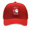 Ho Ho Ho Santa Claus Christmas Candy Cane Sandwich Baseball Cap Sun Cap Outdoor Workouts Hat