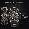 Mens wristwatch BesTn popular stylish business gentlemans silicone quartz watch black.
