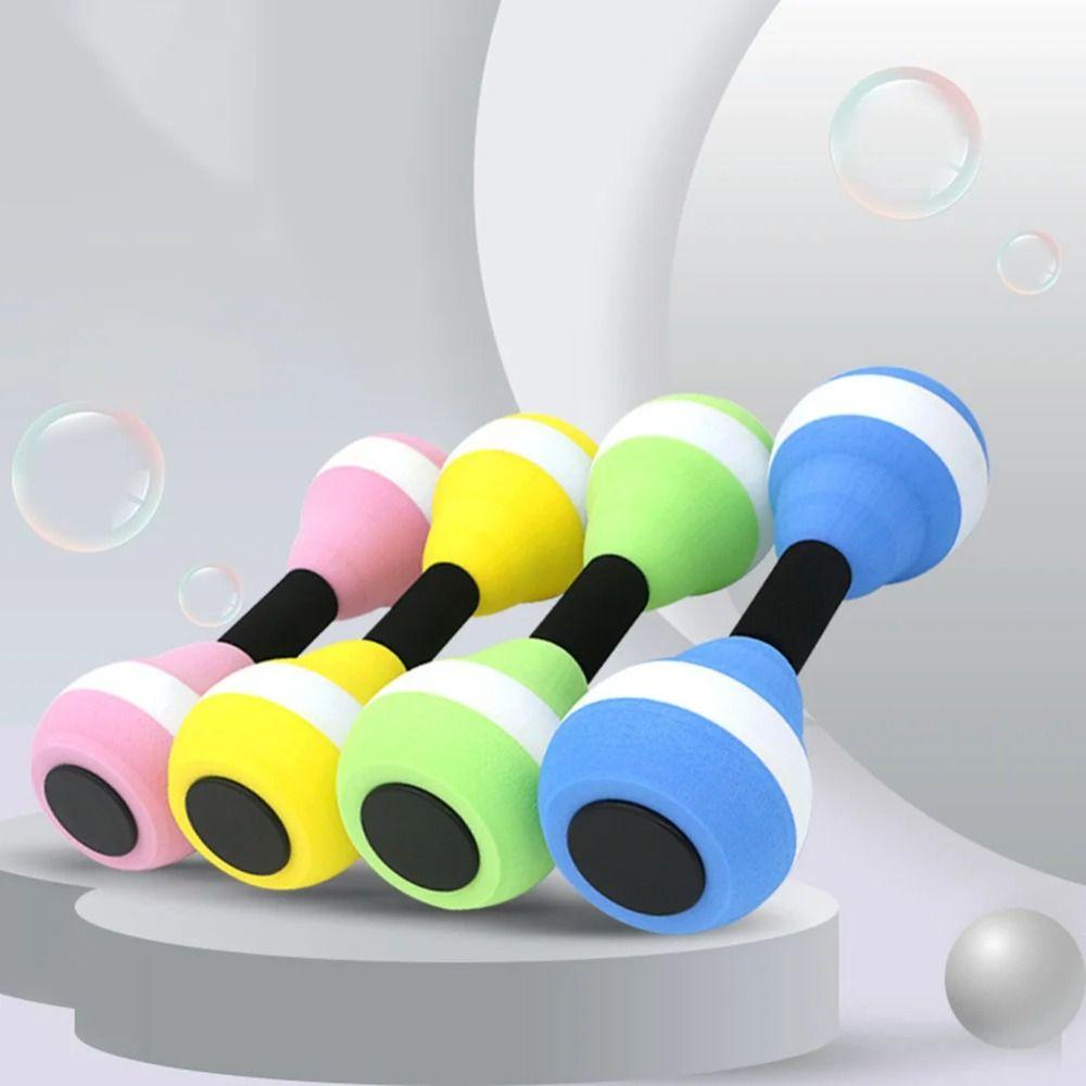 2PCS Hand Weights Pool Aqua Dumbbells EVA Aerobics Dumbbell Water Floating Dumbbell  Swimming Pool