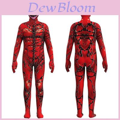 Salopetă Uimitoare Copii Venom Carnage Roșu Costum Body Complet Pentru Halloween Cos Performanță