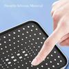 1Pc High Pressure Rainfall Shower Head, Luxury Bathroom Showerhead, Adjustable Angles, Anti-Clogging Silicone Nozzles, Water Sav