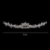 Fashion Bands Hair Rhinestone Bridesmaid Crown Bridal Flower Prom Wedding Headband Headpiece Tiara