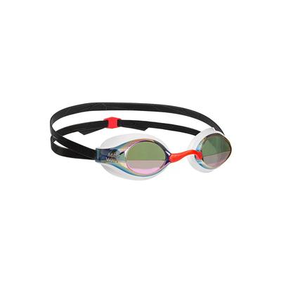Madwave Lunettes de natation en plastique avec revêtement miroir Record Breaker Rainbow