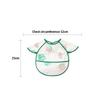 Cartoon Print Baby Bibs Oil Proof Drawing Apron Simple Feeding Bib  for 0-3 Years