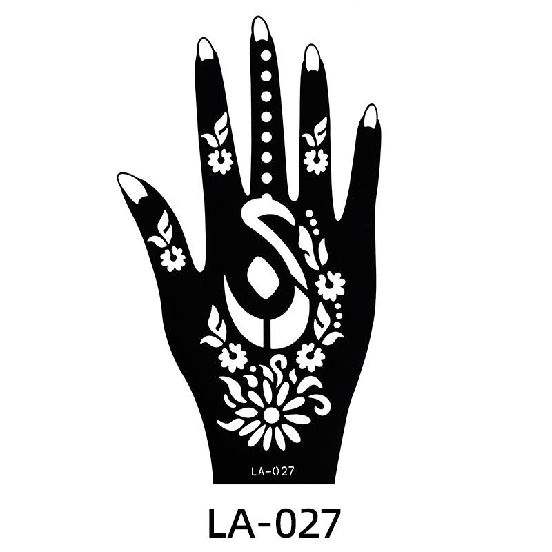 Hollow Tattoo Sticker Waterproof Indian Hannah Tattoo Template Hand Painted Diy Painted Hand Tattoo