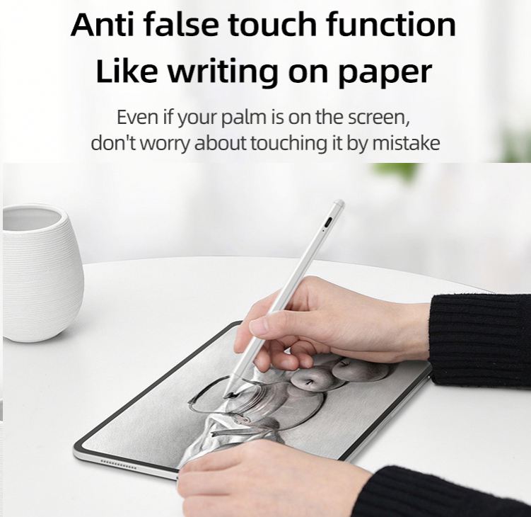 Wireless Magnetic Charging Stylus Pen for iPad with Tilt Sensitive Palm Rejection Function
