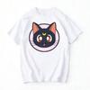 Sailor Moon Retro 90s Anime Graphic T-Shirt for Boys Girls Cotton Fans Gift Summer Crew Neck Short Sleeve Tops