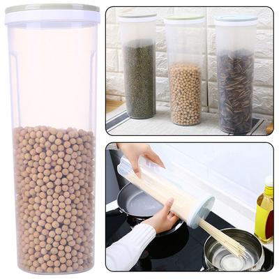 Potes Herméticos Transparentes para Alimentos, Recipiente para Armazenamento de Macarrão, Potes Selados à Prova de Umidade para Alimentos Secos, Lata Selada, Organizador de Cozinha