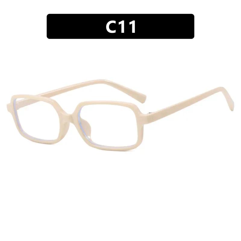 Small Square Frame Sunglasses UV Protection Retro Goggle Shades Glasses Simple and Versatile Sunscreen Decorative Glasses