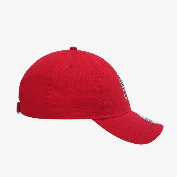New Era New York Yankees Basic Outline Unstructured Ball Cap Scarlet 15216771