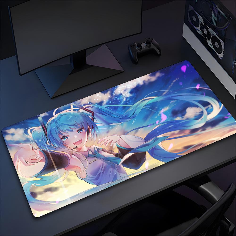 H-Hatsune Cute M-Mikus Mouse Pad High Quality Natural Rubber Mouse Pad The Most Professional Washable Laptop Mouse Pad
