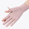 Summer Driving Gloves, Cooling Sun Protection Gloves, Full Finger UV Protection Gloves, with Anti-Slip Palm, Ultra Thin Ice Silk Gloves for Women