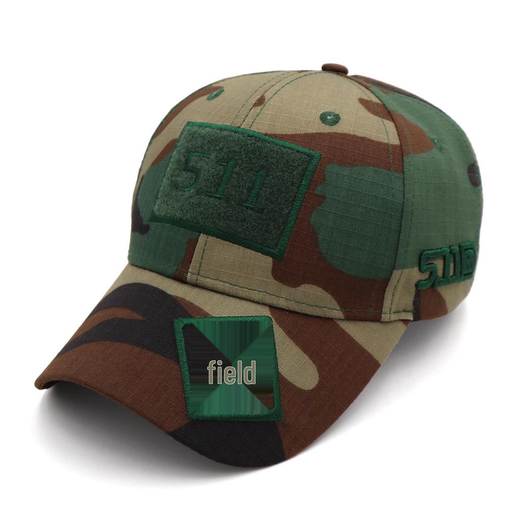 5.11 Velcro Tactical Camouflage Baseball Cap - Military Sports Hat