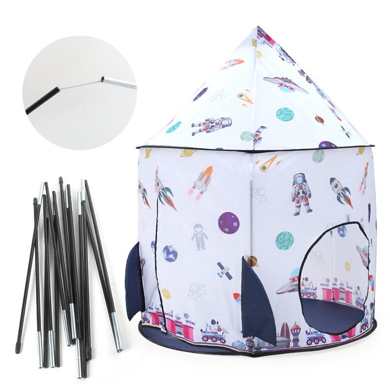Children'S Tent Indoor Play House Three-Piece Space Capsule Yurt Tunnel Baby Climbing Tent