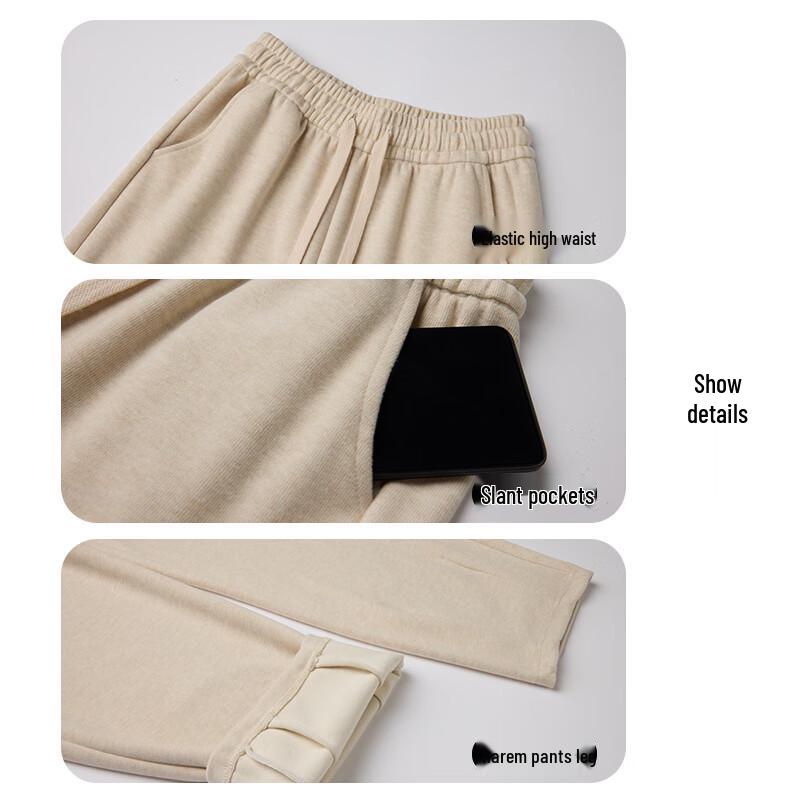 Women's High-Waist Straight-Leg Harem Pants