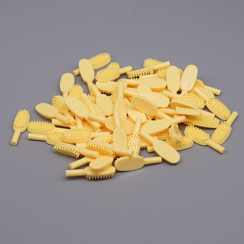 Мелкие строительные блоки MOC с аксессуарами-щетками, 100 г