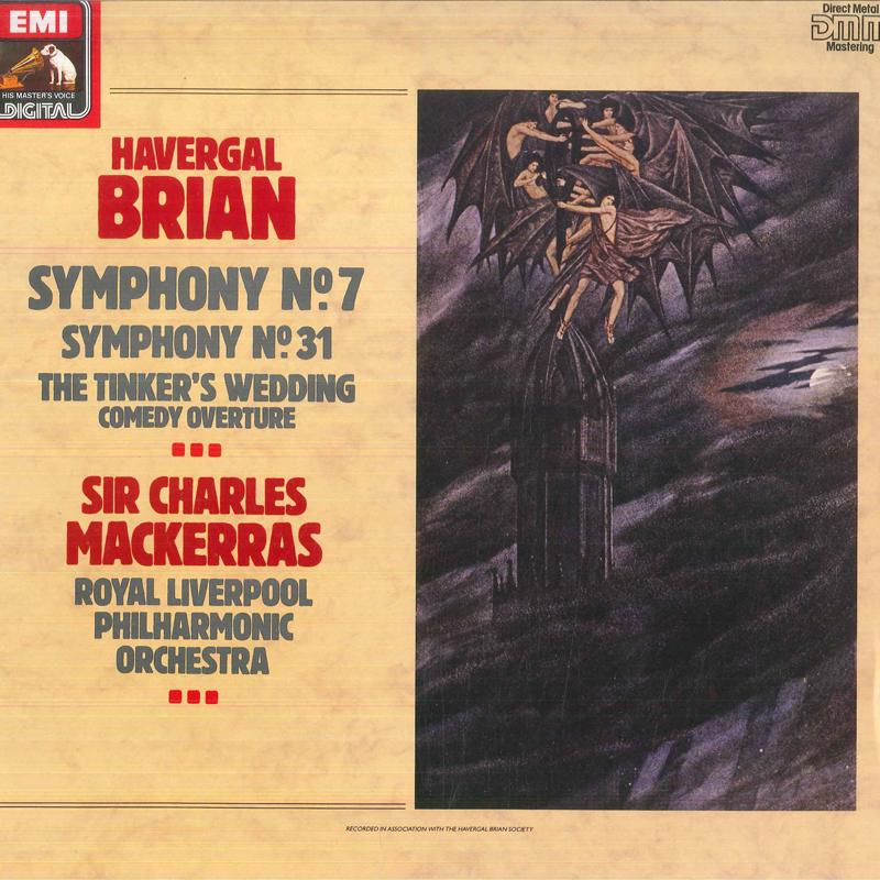 LP Record SIR CHARLES MACKERRAS, ROYAL LIVERP - Havergal Brian Comedy Overture The  EL7495581 EMI 1988 Germany Classical Used