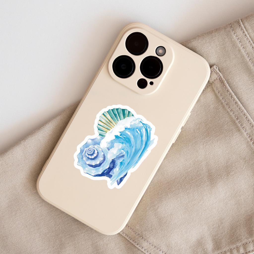 50 Watercolor Aesthetic Graffiti Stickers Computer Suitcase Waterproof Decorative Stickers Creative DIY Aesthetic Stickers