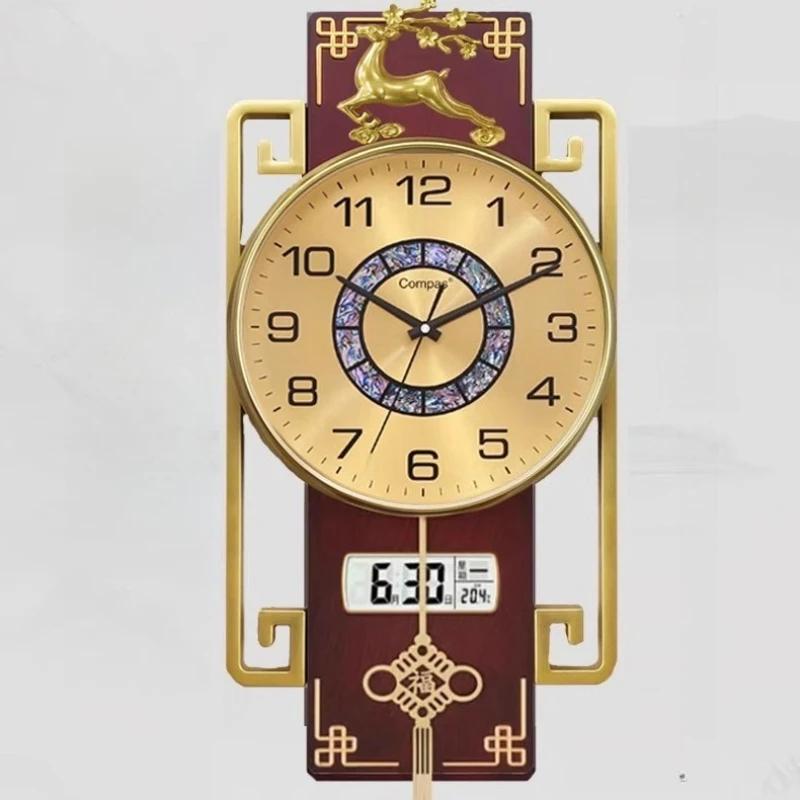 Temperature Date Digital Clock Large Functional Design Aesthetic Digital Clock Decoration Modern Reloj De Pared Decorativo Room