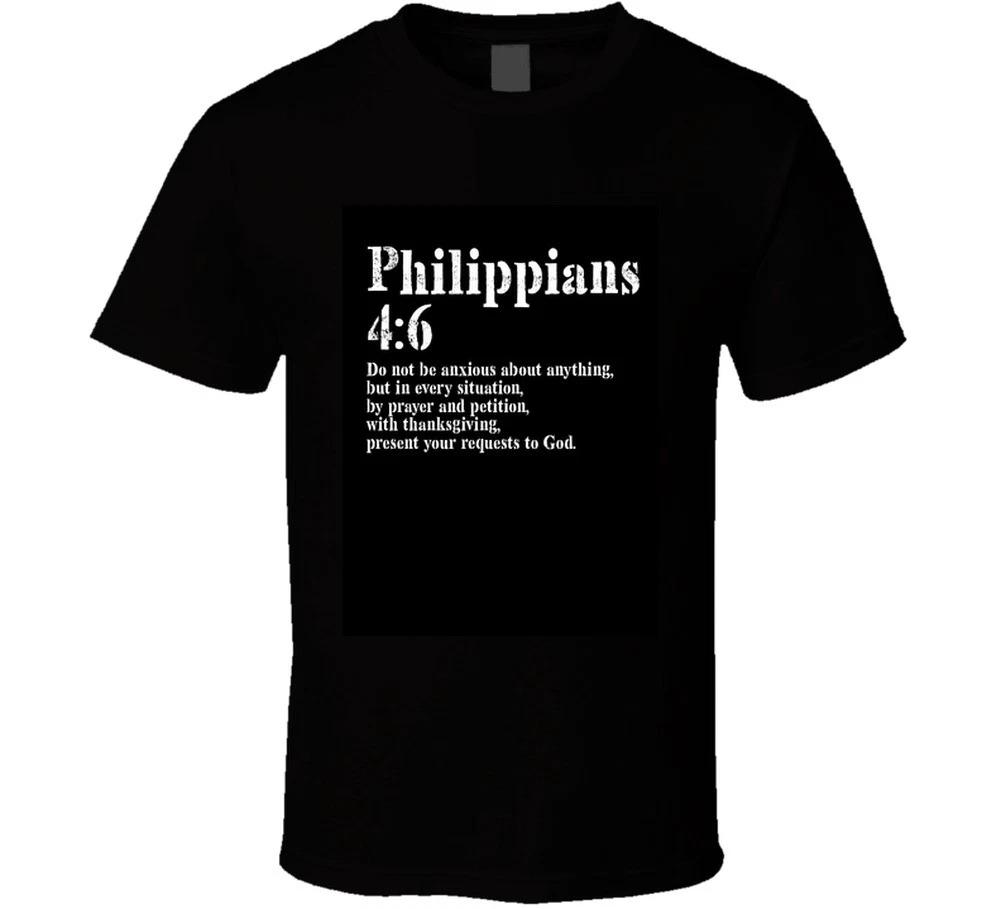 Philippians 4 6 Do Not Be Anxious About Anything Christian Bible Scripture Verse 4XL